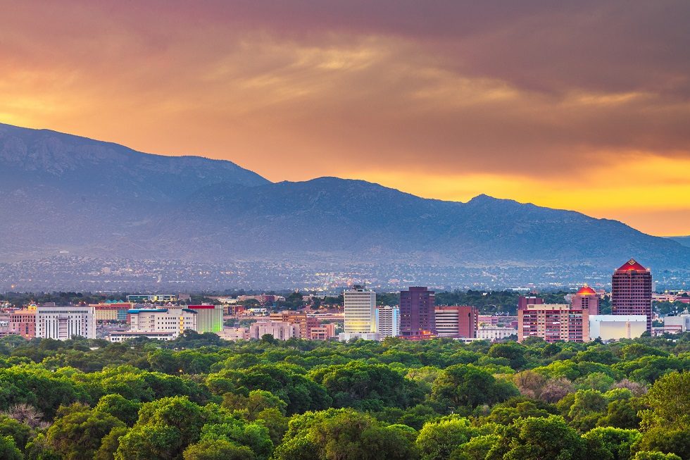 Albuquerque, New Mexico, USA Cityscape | CARNM